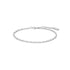 Silver Paper Clip Chain Bracelet